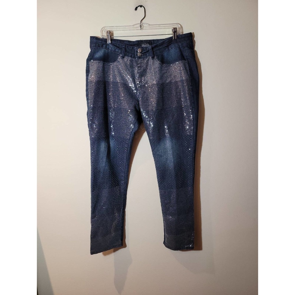 Jane Doe Women's sequined junior Jeans Size 15